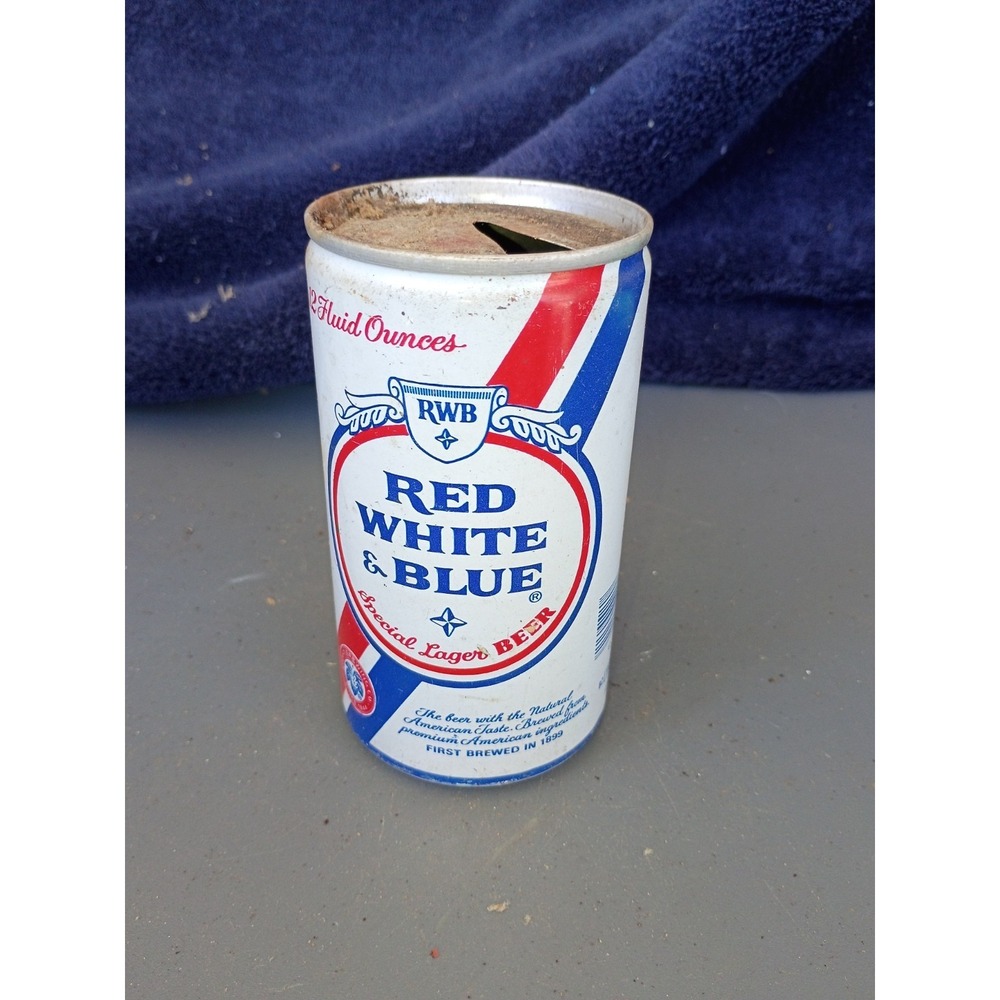 RWB Special Lager Pull Tab Lot Of 2- 5 Cities Pabst Brewing Co 1970‎ Rustic